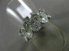 ESTATE 1.13CT DIAMOND 18KT WHITE GOLD ETOILE MULTI WAVE WEDDING ANNIVERSARY RING