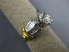 DIAMOND 18KT YELLOW GOLD & PLATINUM MARQUISE SEMI MOUNT ENGAGEMENT RING #21089
