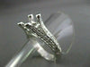 ESTATE .46CT DIAMOND 3D PRONG 18KT WHITE GOLD SEMI MOUNT ENGAGEMENT RING #187