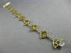 ESTATE WIDE 1.80CT DIAMOND 18KT 2 TONE GOLD 3D MULTI SHAPE BY THE YARD BRACELET