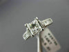ESTATE GIA LARGE 1.71CT DIAMOND 14KT WHITE GOLD MILGRAIN ENGAGEMENT RING #25786