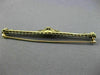ANTIQUE LARGE .4CT OLD MINE DIAMOND 14K YELLOW GOLD FILIGREE VICTORIAN PIN 26164