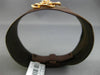 ESTATE LARGE .85CT DIAMOND 18KT GOLD & STAINLESS STEEL 3D FLOWER BANGLE BRACELET