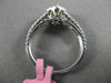 GIA 1.60CT WHITE & FANCY YELLOW DIAMOND 18KT 2 TONE GOLD 3D HALO ENGAGEMENT RING