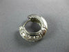 ESTATE WIDE 1.30CT DIAMOND 14K WHITE GOLD CLASSIC MULTI ROW HUGGIE EARRINGS #679