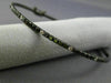 ESTATE 1.26CT WHITE & BLACK DIAMOND 14K BLACK GOLD SEMI ETERNITY BANGLE BRACELET