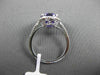 ESTATE 2.66CTW DIAMOND & AAA EXTRA FACET AMETHYST 14KT WHITE 3D FILIGREE RING