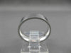 ESTATE WIDE 14KT WHITE GOLD SHINY CLASSIC WEDDING ANNIVERSARY RING 5mm #23158