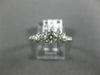 ANTIQUE .68CT DIAMOND 14KT WHITE GOLD 3D WOVEN SOLITAIRE ENGAGEMENT RING #21016