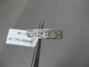 ESTATE 1.54CT DIAMOND 14K WHITE GOLD 5 STONE PRINCESS CHANNEL ANNIVERSARY RING