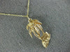 ESTATE 14KT YELLOW GOLD 3D HANDCRAFTED HAWAII PALM TREE FLOATING PENDANT #25055