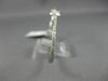 ESTATE LARGE .76CT ROUND DIAMOND 14KT WHITE GOLD 3D LOVE KNOT 3 FINGER FULL RING