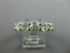 ESTATE LARGE 5.53CT ROUND DIAMOND PLATINUM 3D ETERNITY WEDDING ANNIVERSARY RING