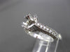 ESTATE .70CT DIAMOND 14K WHITE GOLD 3D FILIGREE SEMI MOUNT ENGAGEMENT RING 19360