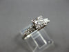 ANTIQUE .57CT OLD MINE DIAMOND PLATINIM FISHTAIL 5 STONE ENGAGEMENT RING #28024