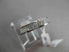 ESTATE .75CT DIAMOND 14KT WHITE GOLD PRINCESS CUT CHANNEL ANNIVERSARY RING