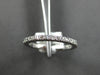ANTIQUE .40CT DIAMOND 14KT WHITE GOLD 3D ROUND ETERNITY WEDDING ANNIVERSARY RING