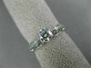 ANTIQUE .52CT DIAMOND 18K WHITE GOLD 3D FILIGREE SOLITAIRE ENGAGEMENT RING #6195