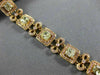 ESTATE 7.26CT WHITE & PINK DIAMOND 18KT ROSE GOLD HALO FILIGREE TENNIS BRACELET