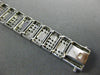 ESTATE WIDE & LONG 4.36CT DIAMOND 18KT WHITE GOLD 3D MULTI ROW UNISEX BRACELET