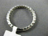 ANTIQUE .72CT ROUND OLD MINE DIAMOND 18KT WHITE GOLD SQUARE ETERNITY RING #11514
