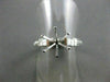 ESTATE .56CT DIAMOND 14KT WHITE GOLD BAGUETTE SEMI MOUNT ENGAGEMENT RING #3053