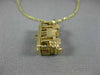 ANTIQUE 14KT YELLOW GOLD 3D CLASSIC SAN FRANCISCO TROLLEY CAR PENDANT #26312