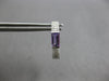 .72CT DIAMOND & AAA AMTHEYST 14K WHITE GOLD EMERALD CUT & ROUND HUGGIE EARRINGS