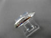 ESTATE DIAMOND 18KT WHITE GOLD FILIGREE ETERNITY WEDDING ANNIVERSARY RING #16977