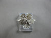 ESTATE .20CT DIAMOND 14KT WHITE GOLD 3D CLASSIC FLOWER LOVE RING #28164