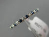 .41CT DIAMOND & AAA SAPPHIRE 14KT WHITE GOLD 3D SEMI ETERNITY ANNIVERSARY RING