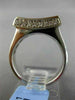 2.22CT DIAMOND & AAA PINK RUBY 18KT WHITE GOLD 3D RECTANGULAR INVISIBLE FUN RING