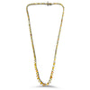 20CT DIAMOND & AAA MULTI COLOR SAPPHIRE 14KT WHITE GOLD ETERNITY TENNIS NECKLACE