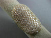 ESTATE MASSIVE 6.62CT DIAMOND 18KT ROSE GOLD 3D OVAL MULTI ROW PAVE FUN RING