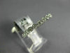 ESTATE .52CT DIAMOND 18K WHITE GOLD 3D ROUND 3mm BEZEL ETERNITY ANNIVERSARY RING