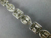 LARGE 11.36CT WHITE & FANCY YELLOW DIAMOND 18KT TWO TONE GOLD 3D TENNIS BRACELET