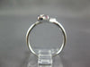 ESTATE LARGE .38CT DIAMOND & AAA RUBY 18KT WHITE GOLD 3D DOUBLE SNAKE FUN RING