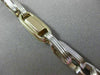ESTATE LARGE & LONG 14KT 2TONE GOLD SOLID FANCY LINK ITALIAN MEN BRACELET #22867