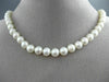 ESTATE 925 SILVER AAA SOUTH SEA PEARL 3D SINGLE STRAND FLOWER NECKLACE #25828