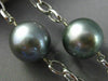 ESTATE EXTRA LARGE & LONG 14K WHITE GOLD AAA TAHITIAN PEARL BY THE YARD NECKLACE