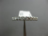 ESTATE .53CT DIAMOND 14KT WHITE GOLD SEMI ETERNITY SHARE PRONG ANNIVERSARY RING