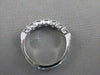 ESTATE 1CTW DIAMOND 18K WHITE GOLD FILIGREE WEDDING ANNIVERSARY RING FVVS #21534