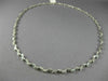 ESTATE 1.65CT ROUND DIAMOND 18K WHITE GOLD CLASSIC FLORAL WREATH NECKLACE #16481