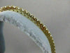 ESTATE 5.00CTW DIAMOND 14KT YELLOW GOLD LINE TENNIS BRACELET F/G VS 3MM #18411
