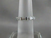 ANTIQUE PLATINUM 1.06CTW ROUND BAGUETTE DIAMOND ETERNITY ANNIVERSARY RING #20014