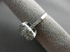 ESTATE 1.36CT ROUND & BAGUETTE DIAMOND 18KT WHITE GOLD FRIENDSHIP PROMISE RING