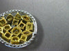 ESTATE LARGE 13.26CT FANCY YELLOW & WHITE DIAMOND 18KT TWO TONE HANGING EARRINGS