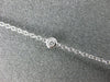ESTATE EXTRA LARGE 32.4CT DIAMOND & AAA TANZANITE 18K WHITE GOLD LARIAT NECKLACE