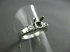 ESTATE .50CT DIAMOND 14KT WHITE GOLD SQUARE SEMI MOUNT ENGAGEMENT RING #1275