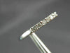 ESTATE .25CT DIAMOND 14KT WHITE GOLD CLASSIC SEVEN STONE ANNIVERSARY RING 19779